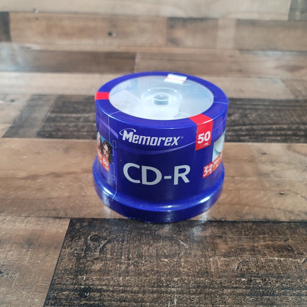 Memorex CD-R 50 Pack 52x 700MB 80 Minute Recordable Compact Disk